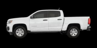 A white pickup truck